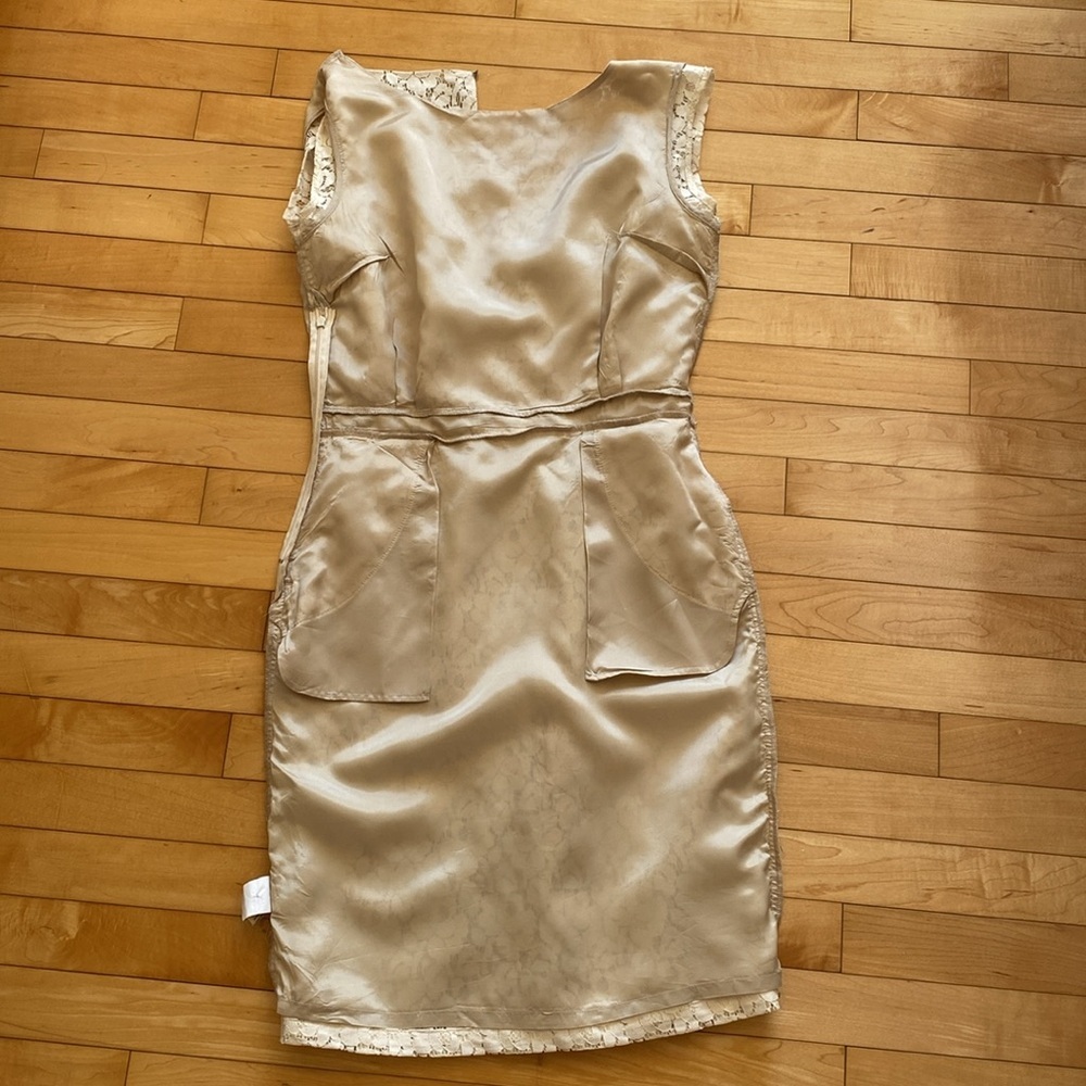 ROSEMUNDE copenhagen, Elegant Cream Lace Sheath fitted Dress Size 38 size 8 - Picture 10 of 15